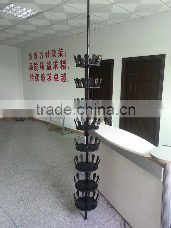 Revolving Shoe Tree Storage Shoes Stand Rack Organiser With 8 tiers