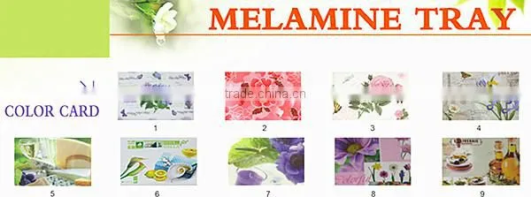 (W23.5XL33cm) Melamine Handle Tray