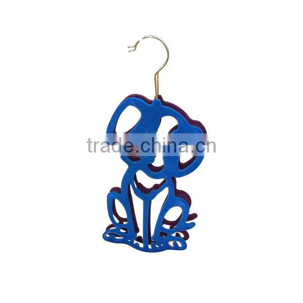 Dog shaped cheap velvet scarf hanger