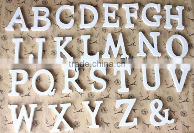 Wooden Alphabet Letters DIY Manual Process Letters Laser Cutting Letters Can Be Customized