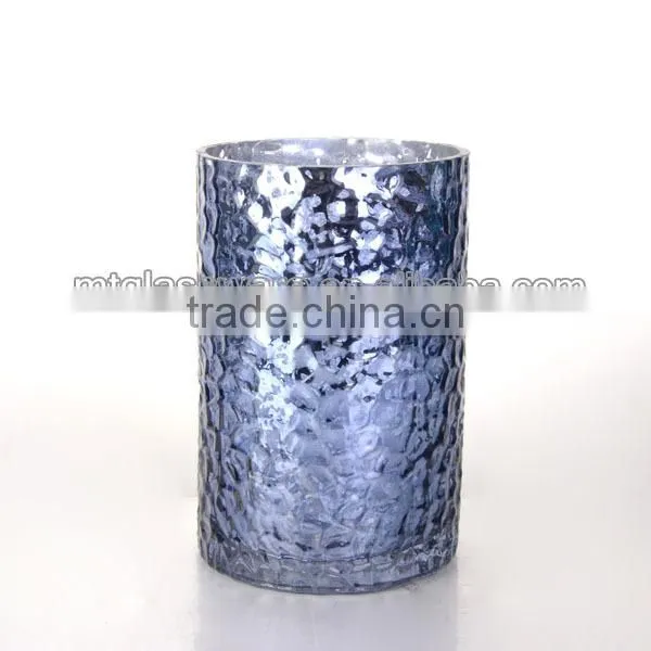 new design colored glass vase with different size