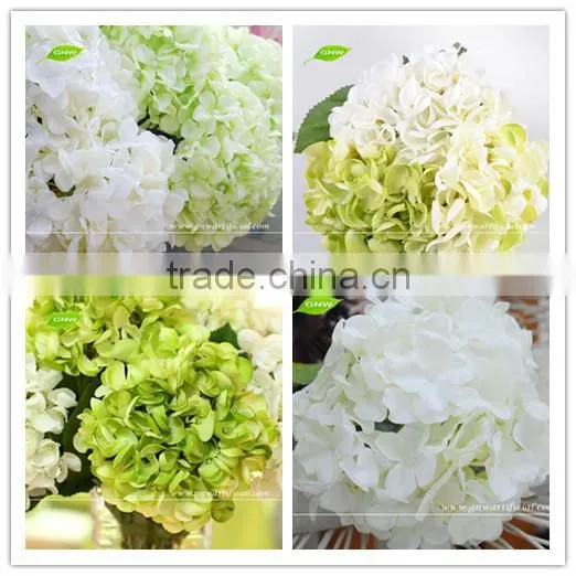 GNW FLW1508-3 Artificial Rose and Hydrangea Blossom Dried Flower Wall for wedding decor