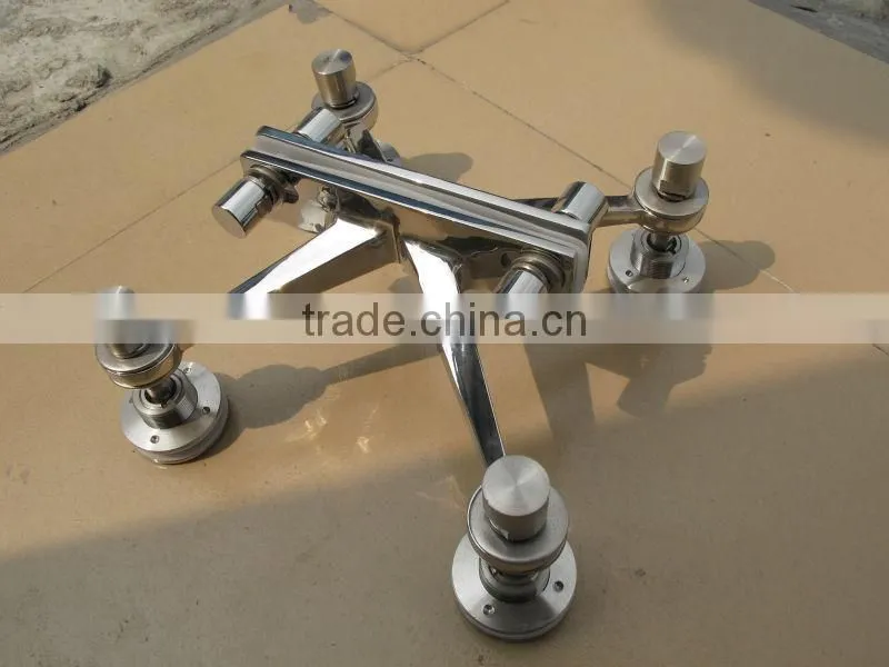 JINXIN stainless steel system fitting installation glass spider connection