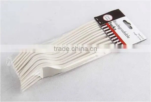DISPOSABLE KITCHENWARE FORK/PERSONALIZED 12PC FORKS/PLASTIC FORK WITH ALUMINUM