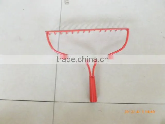 garden tools 12 teeth carbon steel rakes