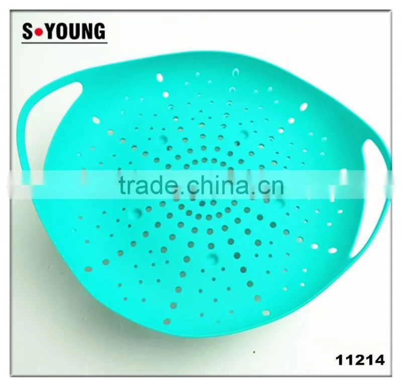 11214 Silicone fruit Vegetable Steamer Basket