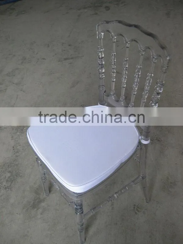 wholesale clear resin wedding party renal crystal clear wedding chair