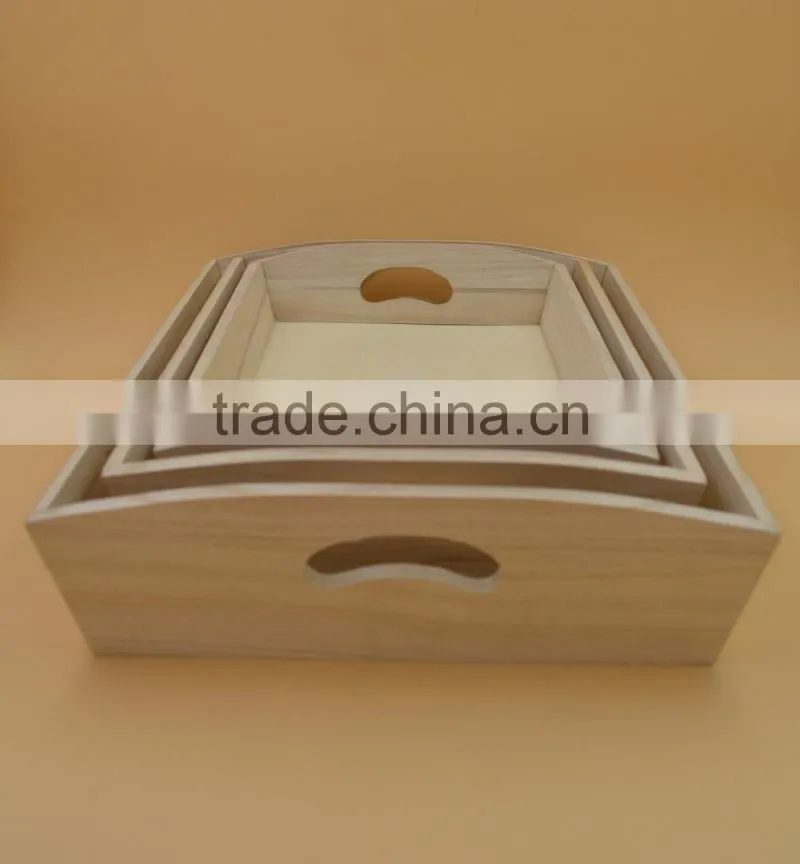 wooden serving tray