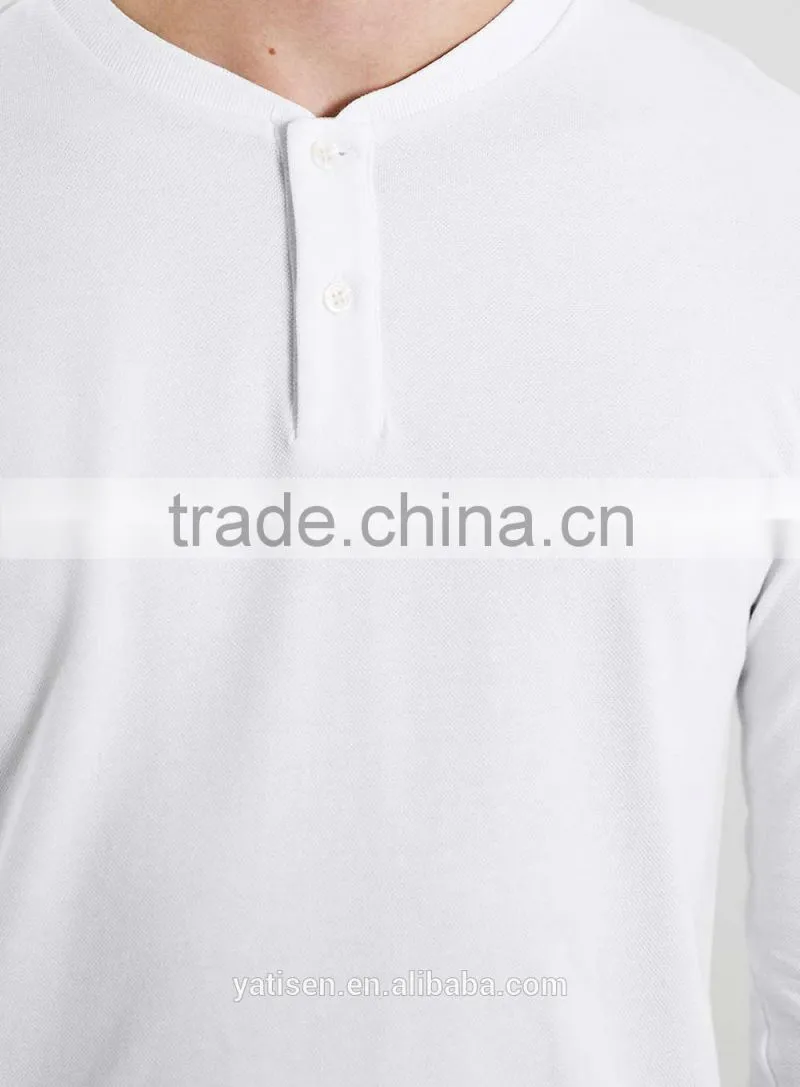 hot selling solid color white T-shirt Supply Type Cheap Price 100% Cotton Men's Long Sleeve T Shirt
