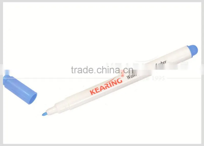 Kearing brand non toxic ink wet water removable blue color 1.0mm water erasable fabric marker # WB10