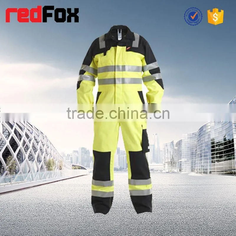 2016 new design hi viz reflective safety coverall