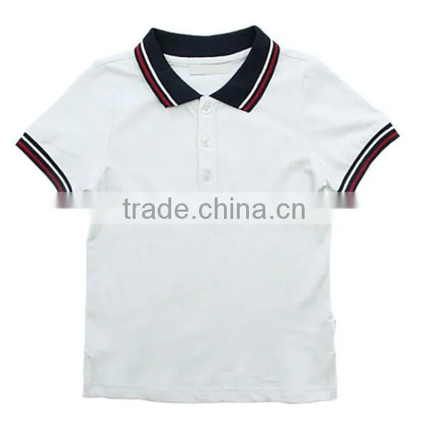 2015 cheap custom 100% cotton kids embroidered polo shirt wholesale China