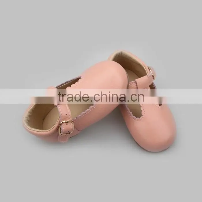 Wholesales Baby dress shoes top selling leather T-bar kids shoes
