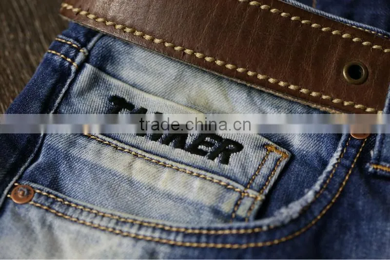 Fashion New Design High Quality Denim Jeans Destroy Pants Professional Jeans Manufacturer in China