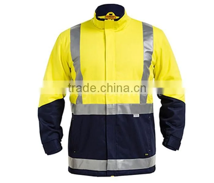 REFLECTIVE TAPED FULLY WATERPROOF 5 IN 1 RAIN JACKET