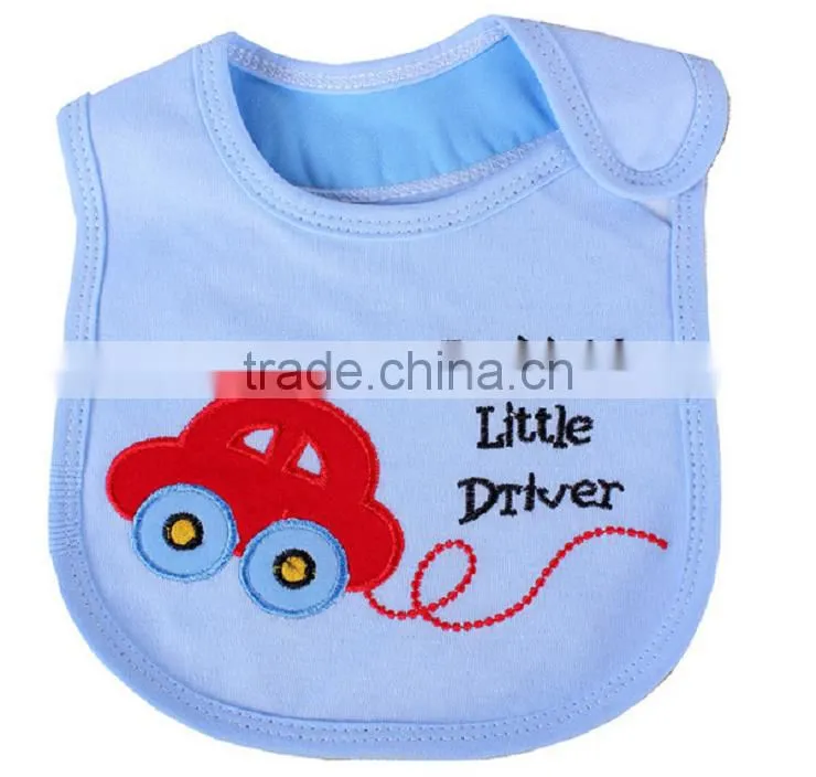 Hot sale baby bibs new designs cute cotton dental bib