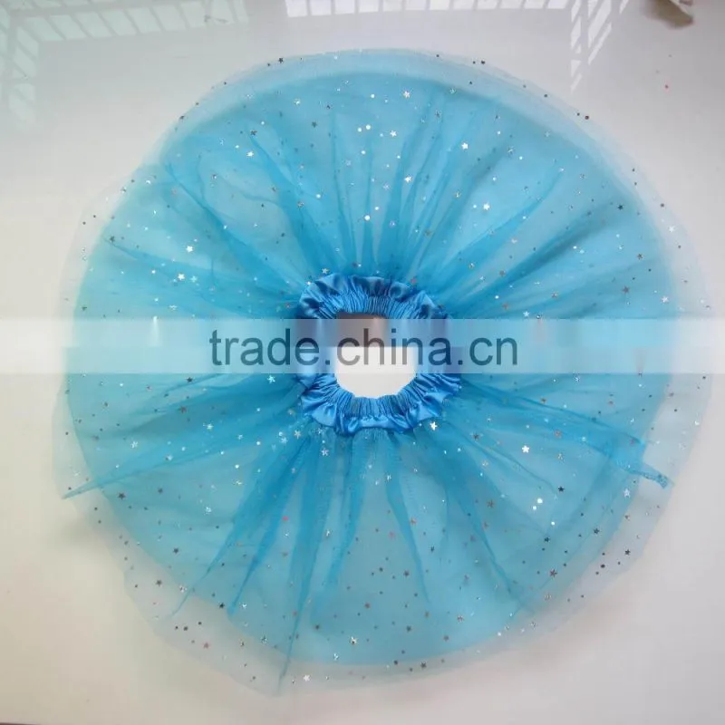 Pretty blue baby girls fluffy tutu skirt