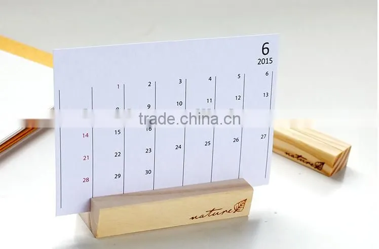 Hot Selling wooden Name Card Clip,Promotional Sticker Note Clip