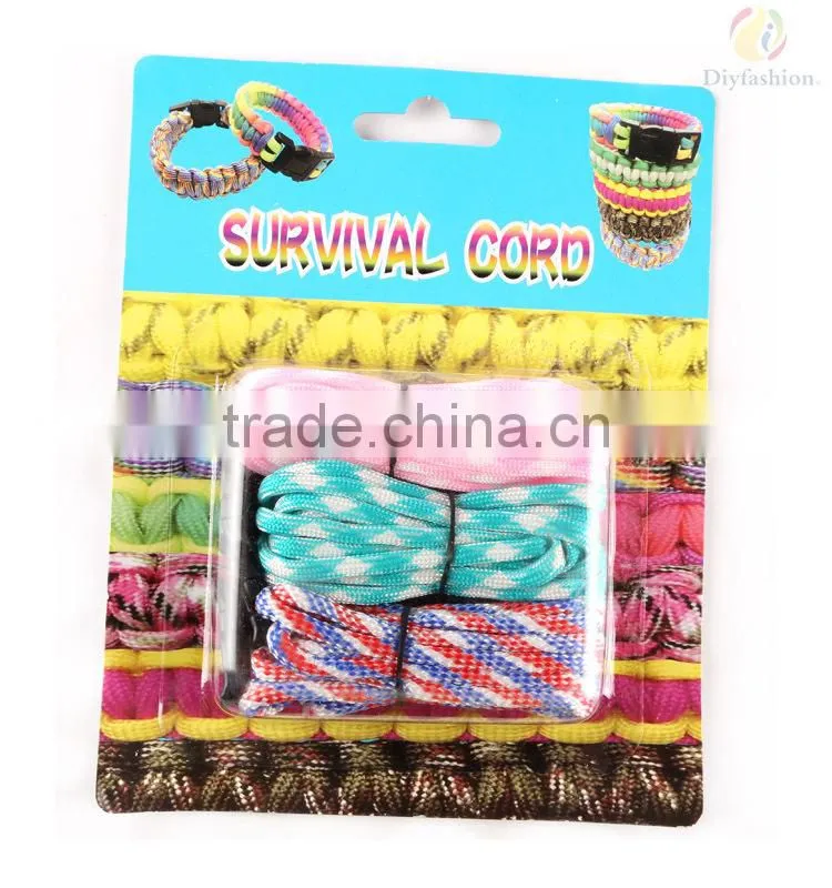 2015 Paracord Bracelet Kit In Dispalyer Box PC6002-3 Bracelet Making Kit