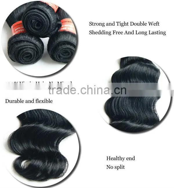 Natural Black Color Popular Style Peruvian Deep Wave She'S Happy Hair