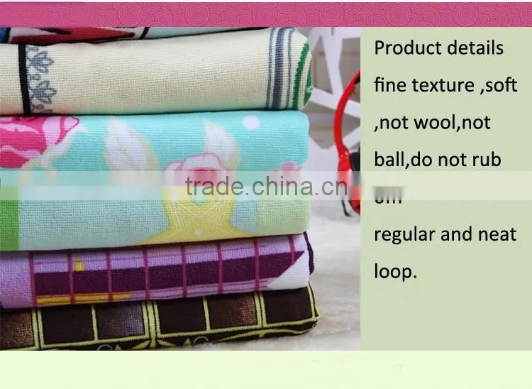 microfober polyester face hand bath towel fabric