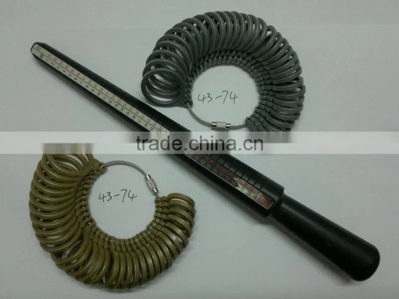 Plastic Ring Gauge Finger Sizer Measure Finger Sizes Euro Sizes 43-74,Plastic Jewelry Sizing Tool