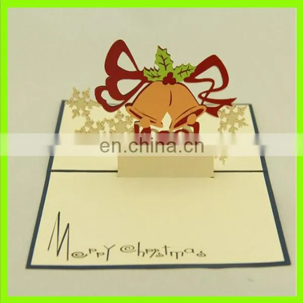 2016 best gift 3d high end christmas cards