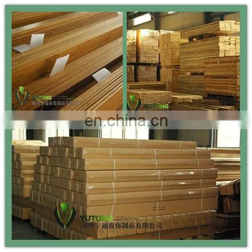 Graceful bamboo folding curtains