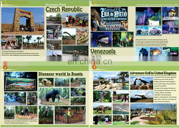 2015 the newest theme park animatronic dinosaur for sale