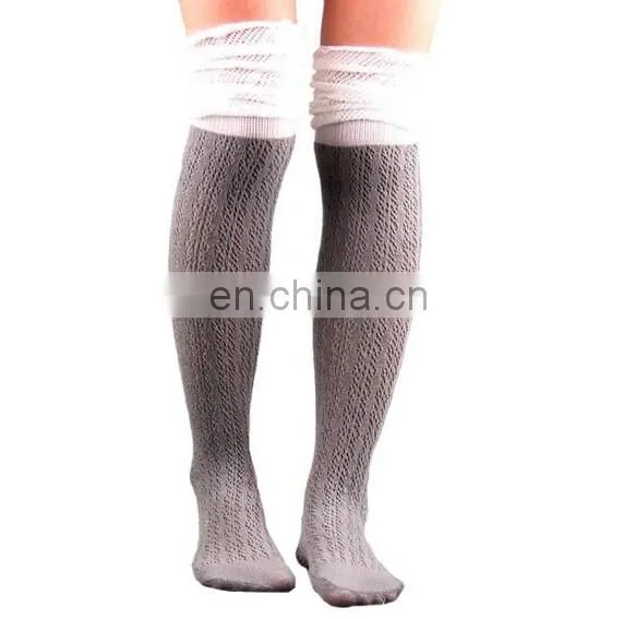 Hot Selling Women socks Colorful Lace Hollow over the knee socks In stock