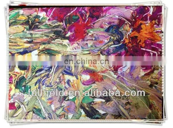 Fashion new design pretty colorful digital jersey polyester printed satin fabric for ladies' garment