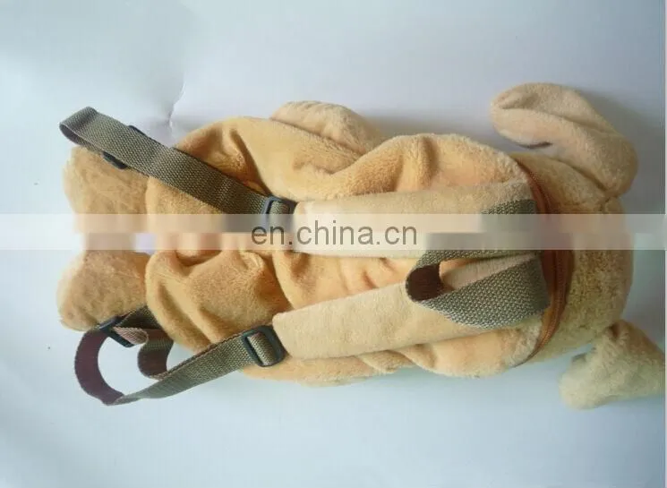 plush dog bag plush dog backpack kid's bag toy plush animal backpack