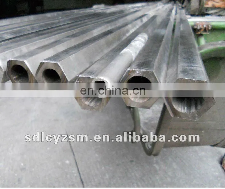hexagon tube/hexagonal steel pipe