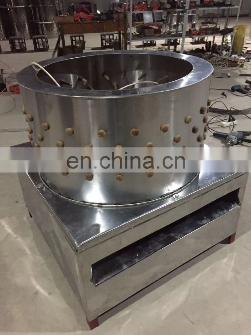 High efficiency large plucked chicken Chicken defeathering machine Poultry tunnel plucker