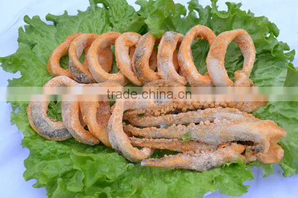 frozen squid rings, breaded squid rings