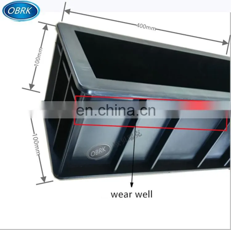 100x100x400 mm plastic Concrete Beam Test Mold ,ABS Concrete Test Mould