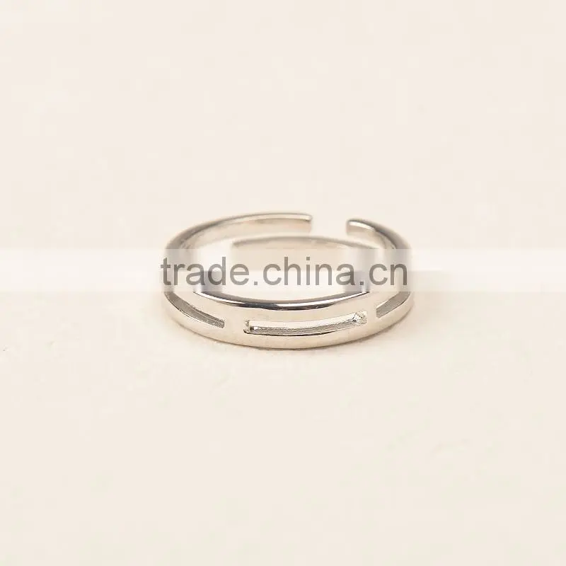 New Fashion polishing crown shape alloy finger ring