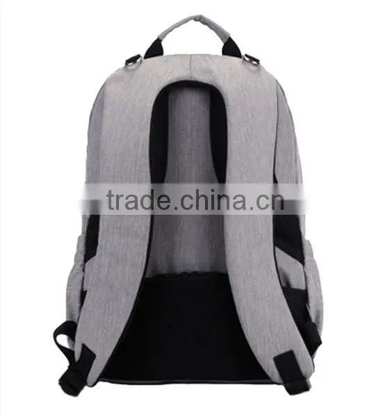 2016 Customed Gray Canvas Diaper Baby Bag
