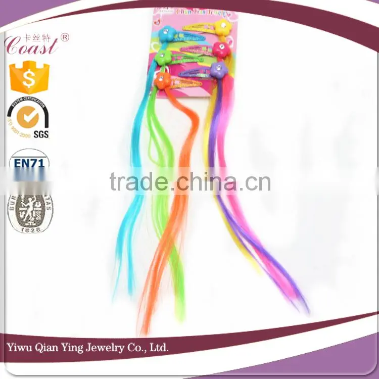 Colorful cheap kids girls hair accessories