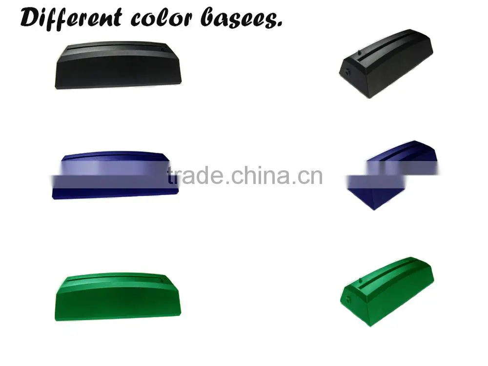 Customized vertical double sided stand up clear LED table tent menu holder manufacturer