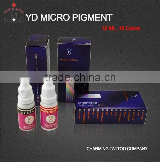 YD Permanent Makeup Pigment Eyebrow Ink Tattoo Micro Pigments