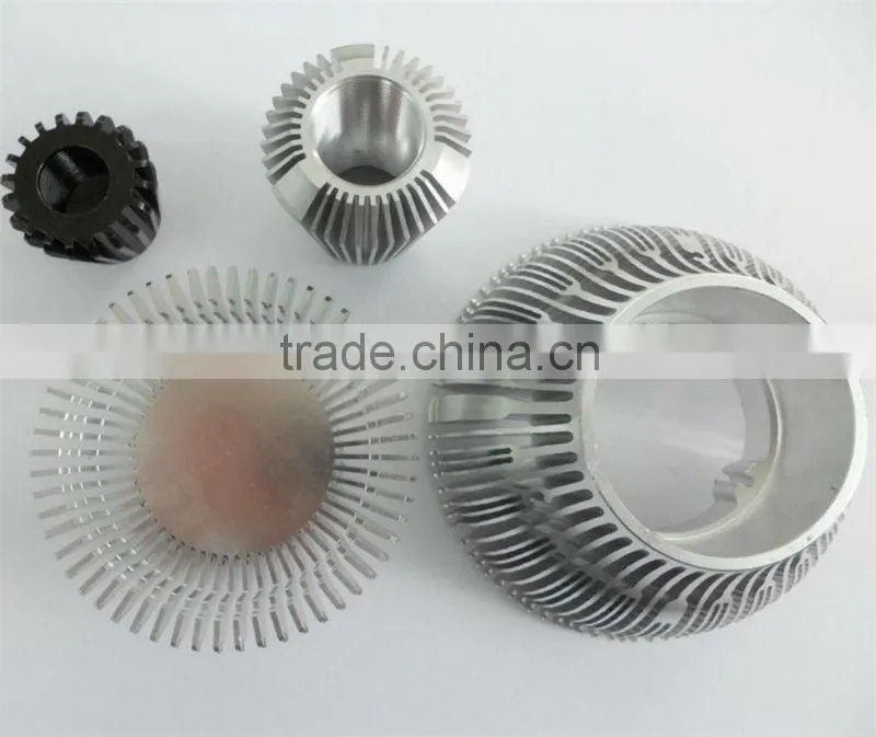 Custom LED aluminum extrusion heat sink