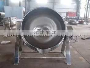Industrial 500 liter jacketed cooking kettle