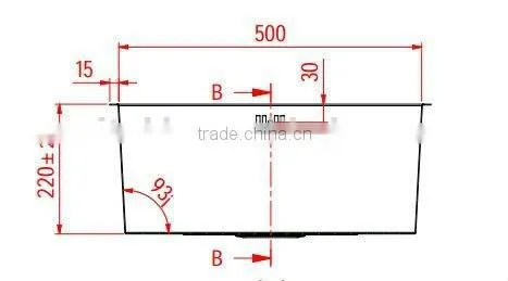 Handmade Sink Stainless Steel kitchen Sink-SUS100A-1