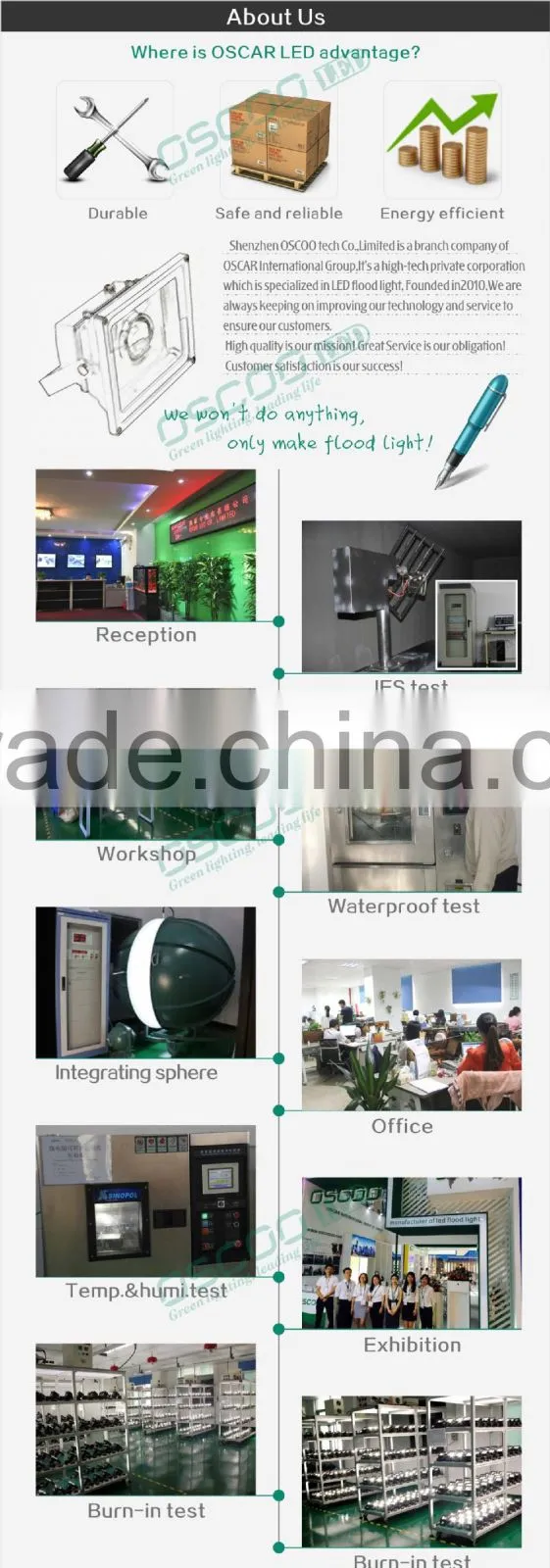 10W 20W 30W solar energy led flood light with detector with long working time in high brightness