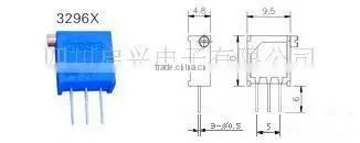 3296 Trimmer Potentiometer,Multiturn,Glass Glaze