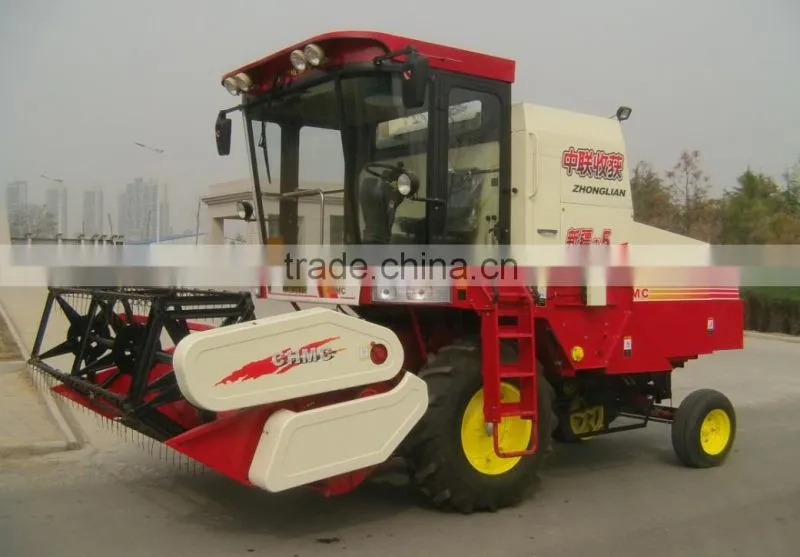 4LZF-5 large wheat combine harvester