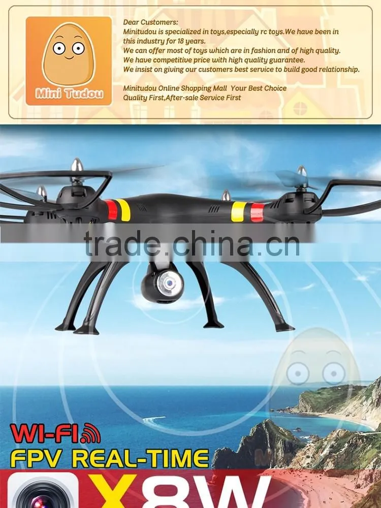 SYMA X8W WIFI FPV quadcopter drone with wireless camera rc drone paypal compared with x5sw