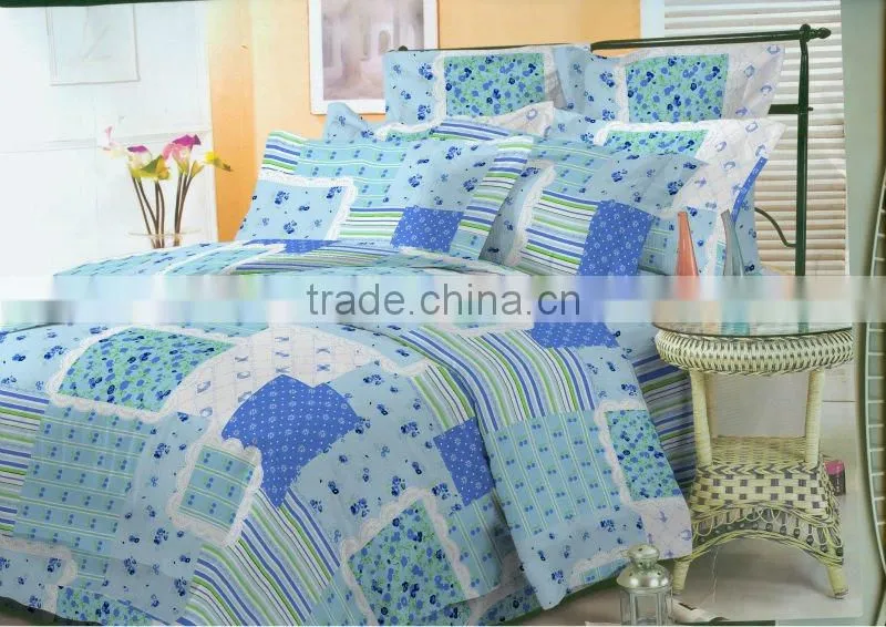 new design cotton embroidery duvet cover set