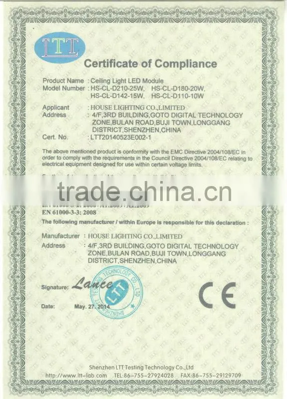 High quality and cheap price 20W led bathroom ceiling light module, led modules for ceiling light and replace pl tube